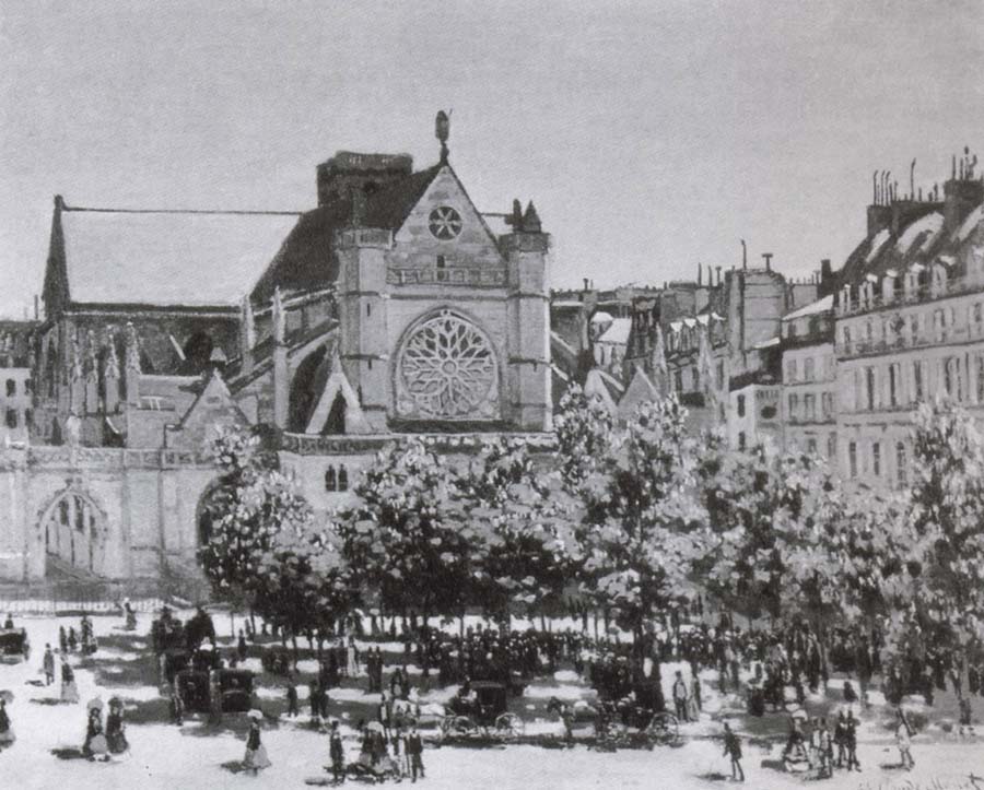 The Church of St Germain i-Auxerrois in Paris